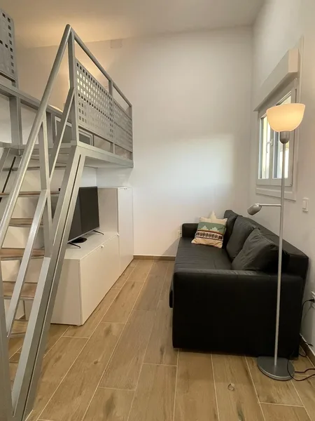 Salón con sofá cama